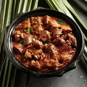 BEEF VINDALOO Served with complimentary long grain Basmati Rice separately